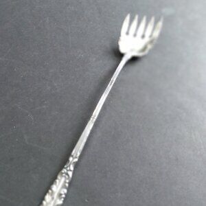 Antique Sterling Silver Bacon/Sardine Fork